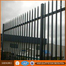 Valla ornamental de acero galvanizado en caliente